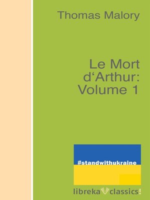 cover image of Le Mort d'Arthur